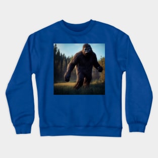 Sasquatch in Nature Crewneck Sweatshirt